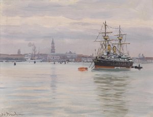 Navio a âncora de Stefanie von Strechine